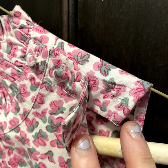 🎉HP🎉 J. Crew Buttom Ruffle Neck Sleeveless Summer Top (Size XS)0 - Picture 8 of 8